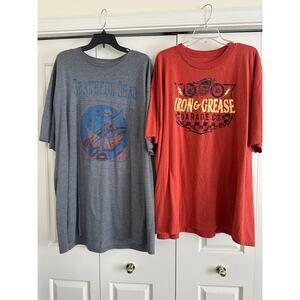 Set of 2 mens 3XB Tee shirts - Grateful Dead and Iron n Grease Garage